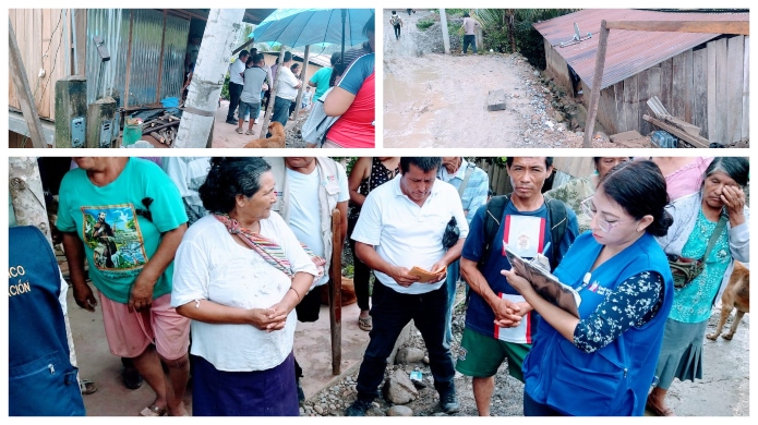El módulo de la Defensoría del Pueblo en Pichari, ubicado en la zona del Valle de los ríos Apurímac, Ene y Mantaro (Vraem), solicitó a la Municipalidad Distrital de Ayna y al Gobierno Regional (GORE) de Ayacucho realizar acciones urgentes a fin de garantizar la seguridad de la población del sector Agroindustrial – Barrio Miraflores, cuyas viviendas están a punto de colapsar debido a las lluvias intensas y fallas geológicas.