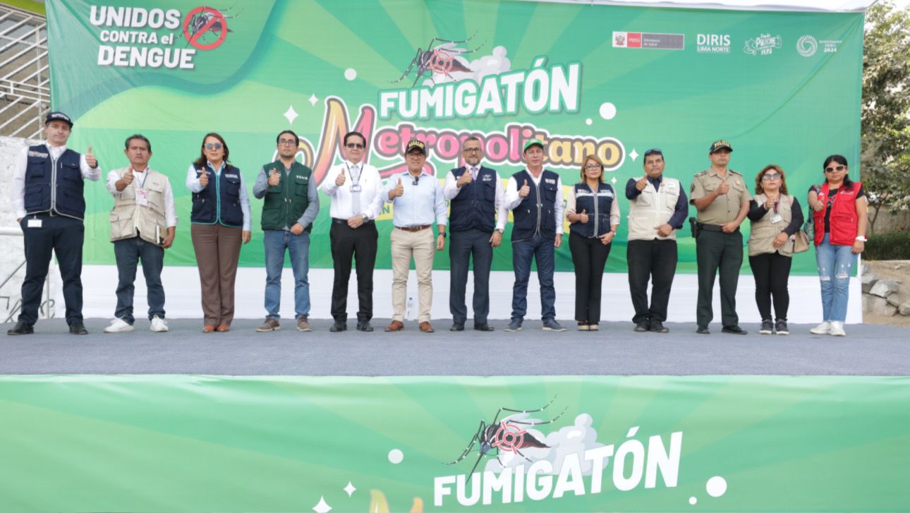 Diris Lima Norte fortalece la lucha contra el dengue con campaña “Fumigatón Metropolitano”