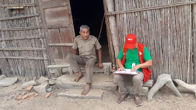 jornada de empadronamiento en el Centro Poblado El Cucho