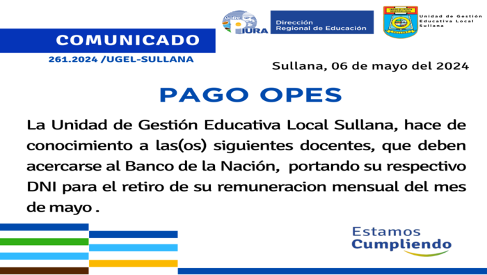 Comunicado N°261-2024 parte 1