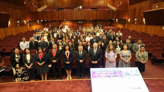 Este proyecto realizado por la Comisión Interamericana para el Control del Abuso de Drogas (CICAD) de la Organización de los Estados Americanos (OEA), con el apoyo institucional y financiero del Gobierno de Canadá--, fue presentado institucionalmente en Palacio de Justicia.