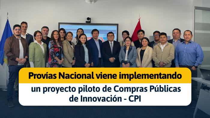 Provías Nacional viene trabajando en el un proyecto piloto de CPI