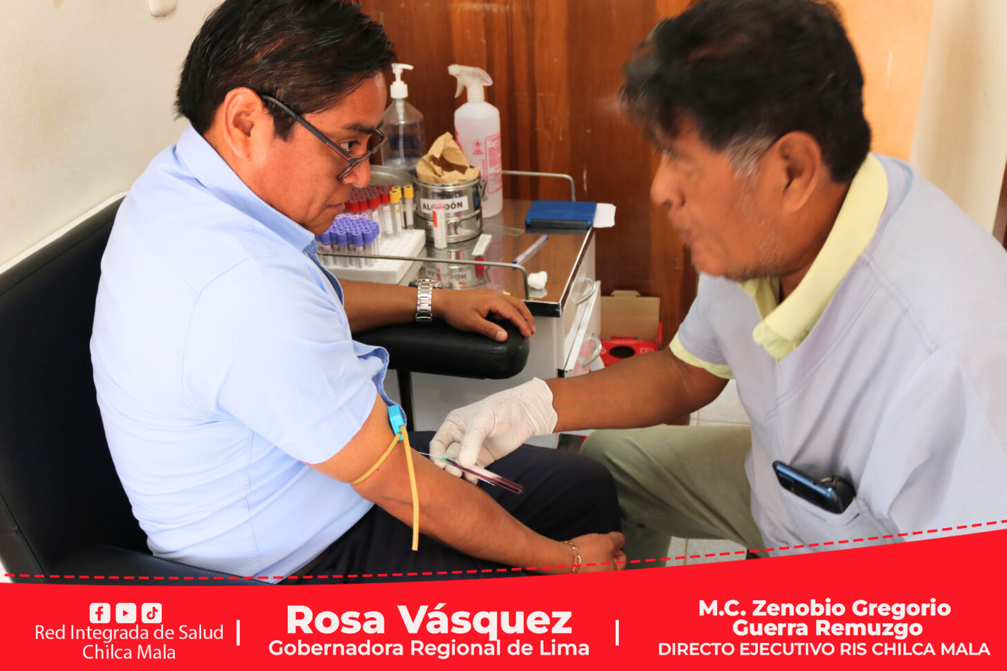 RIS Chilca Mala promueve el despistaje de cáncer de próstata por sangre.