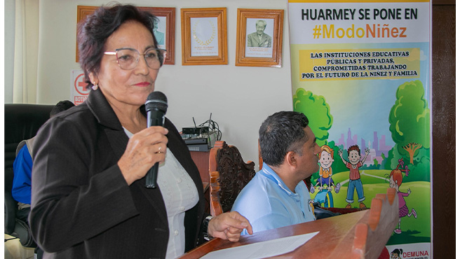 Elaboración del plan de trabajo anual 2024, a fin de tomar acciones enfocadas en favor de la niñez y la juventud Huarmeyana.