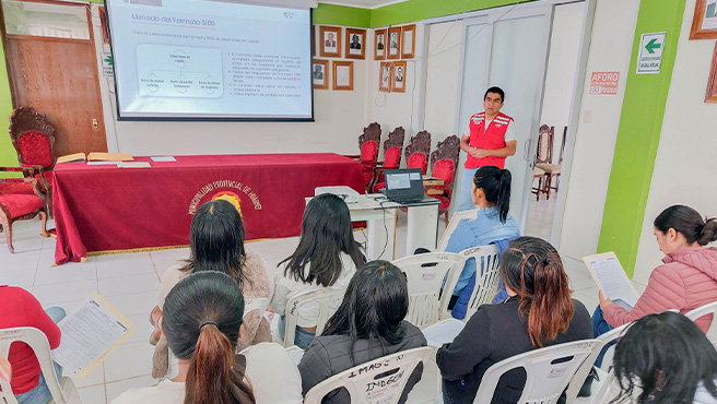 Municipalidad de Huarmey y el MIDIS realizaron taller de capacitación para el personal de la ULE de la provincia.