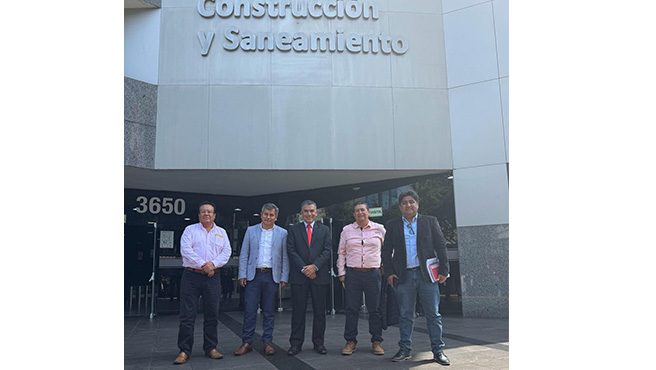 Importante reunión con los representantes de SedaChimbote, Pro Inversión, Ministerio de Vivienda, Construcción y Saneamiento (MVCS) y PNSU.