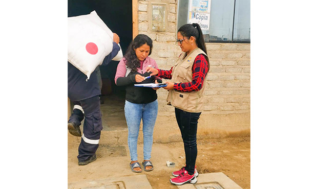 Municipalidad realiza la entrega de productos lácteos y hojuelas de cereales a los 27 comités del Programa del Vaso de Leche (PVL)