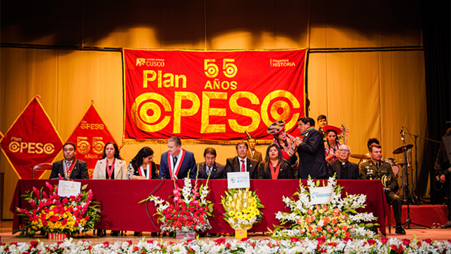 Presidenta de la Corte de Cusco participó en la Ceremonia por el 55° Aniversario del Plan COPESCO