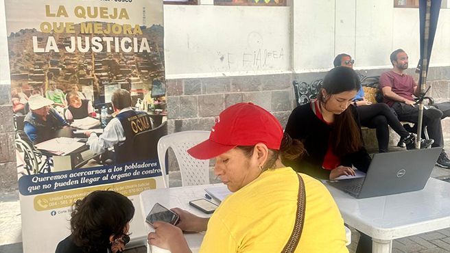 ODANC - Cusco realizó Campaña "La Queja Que Mejora La Justicia" en Machupicchu