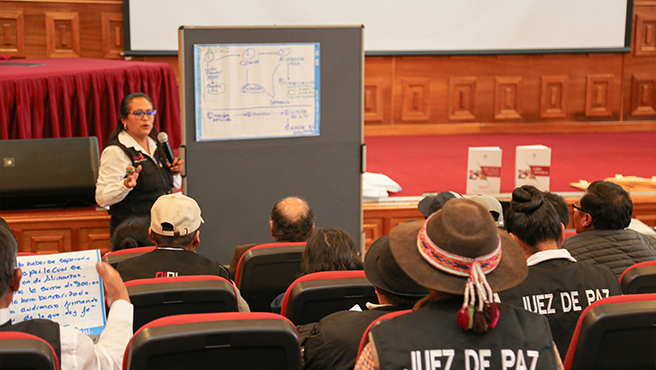 Con éxito se realizó la I Jornada Nacional de Capacitación de Jueces y Juezas de Paz en el Distrito Judicial de Cusco