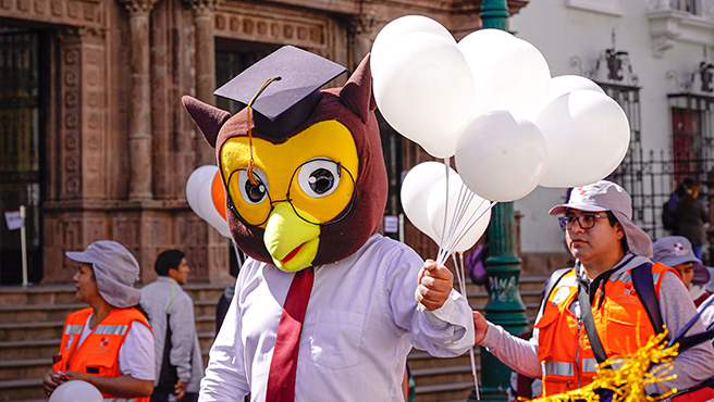 Corte Superior de Justicia de Cusco participó en el Pasacalle por el Día Mundial de la Seguridad y Salud en el Trabajo