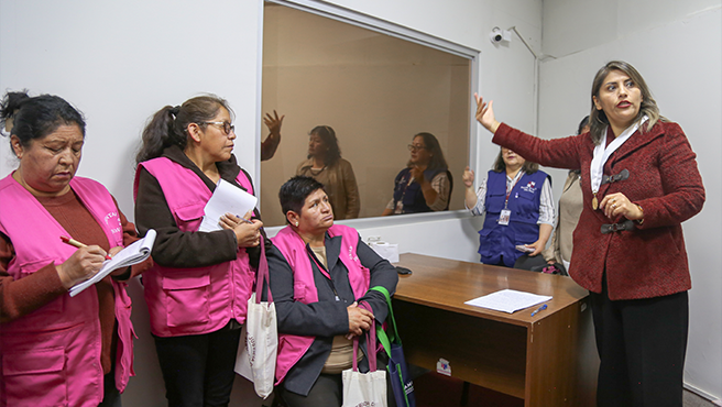 Orientadoras Judiciales de Cusco realizan importante pasantía de "Ruta para el Acceso a la Justicia”
