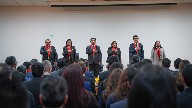 Presidenta de la Corte de Cusco participó de la ceremonia por el “43° Aniversario del Ministerio Público y Día del Fiscal”