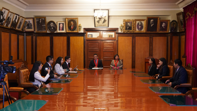 Corte Superior de Justicia de Cusco recibió la visita de monitoreo del Programa Presupuestal N° 0067 de Familia