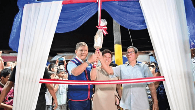 Inauguración oficial de la obra "Creación del Servicio de Prácticas Deportivas en el A.H. Rony Valera"