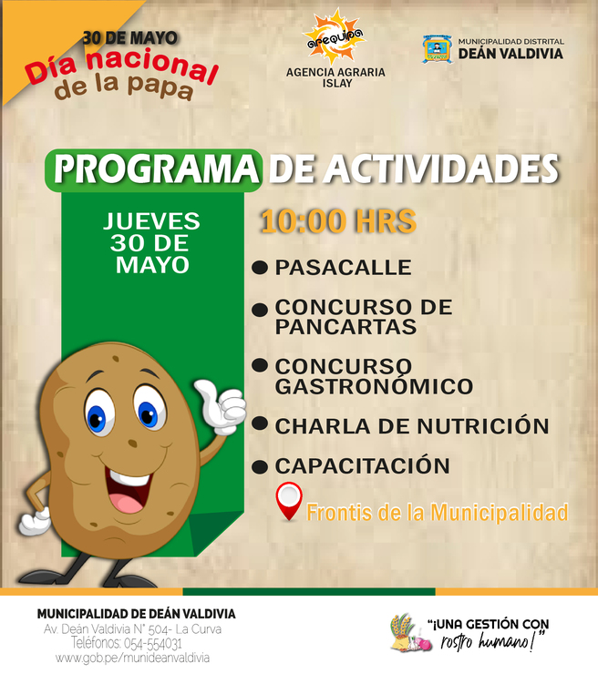 Este 30 de mayo es el Día Nacional de la Papa 