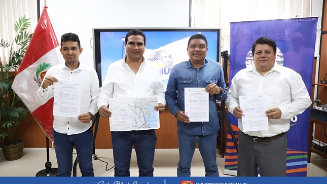 Después de 47 años de reubicación, alcalde de Lancones logra delimitación territorial entre los distritos de Lancones y Querecotillo.
