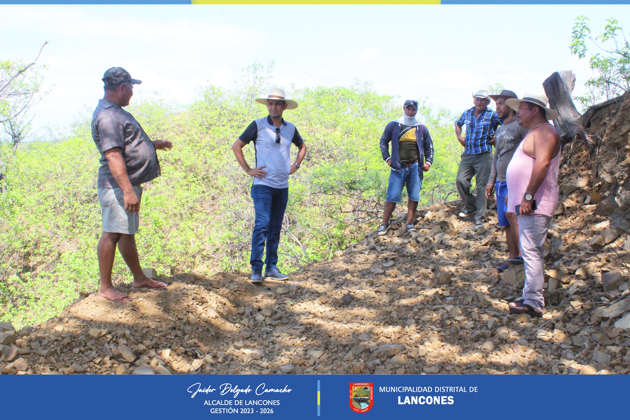 Municipalidad de Lancones realizará apertura de Trocha Carrozable desde Casas Quemadas a Caserío El Cerezo