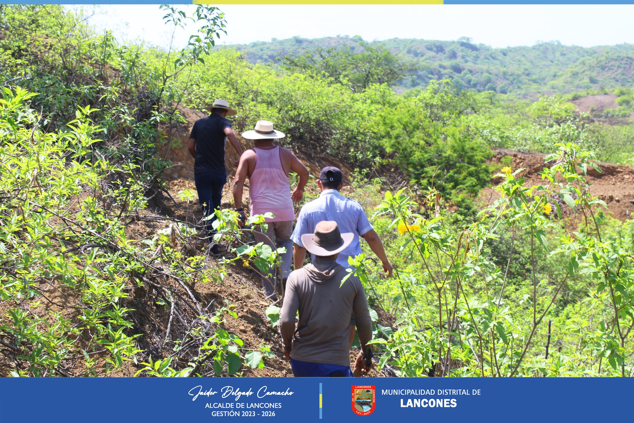 Municipalidad de Lancones realizará apertura de Trocha Carrozable desde Casas Quemadas a Caserío El Cerezo