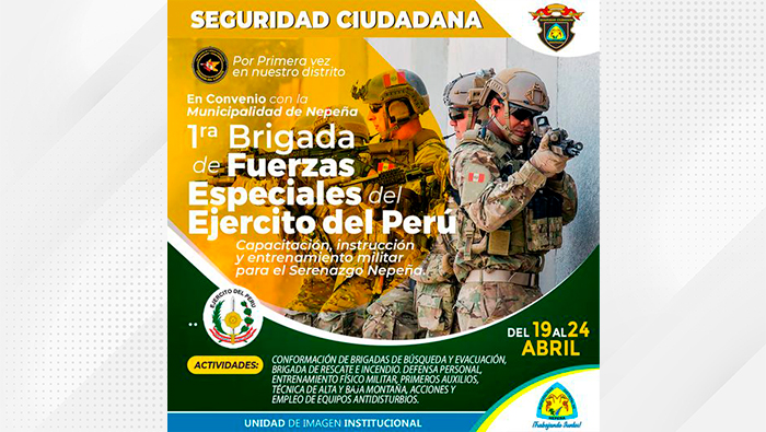 Primera Brigada de Fuerzas Especiales del Ejercito del Perú