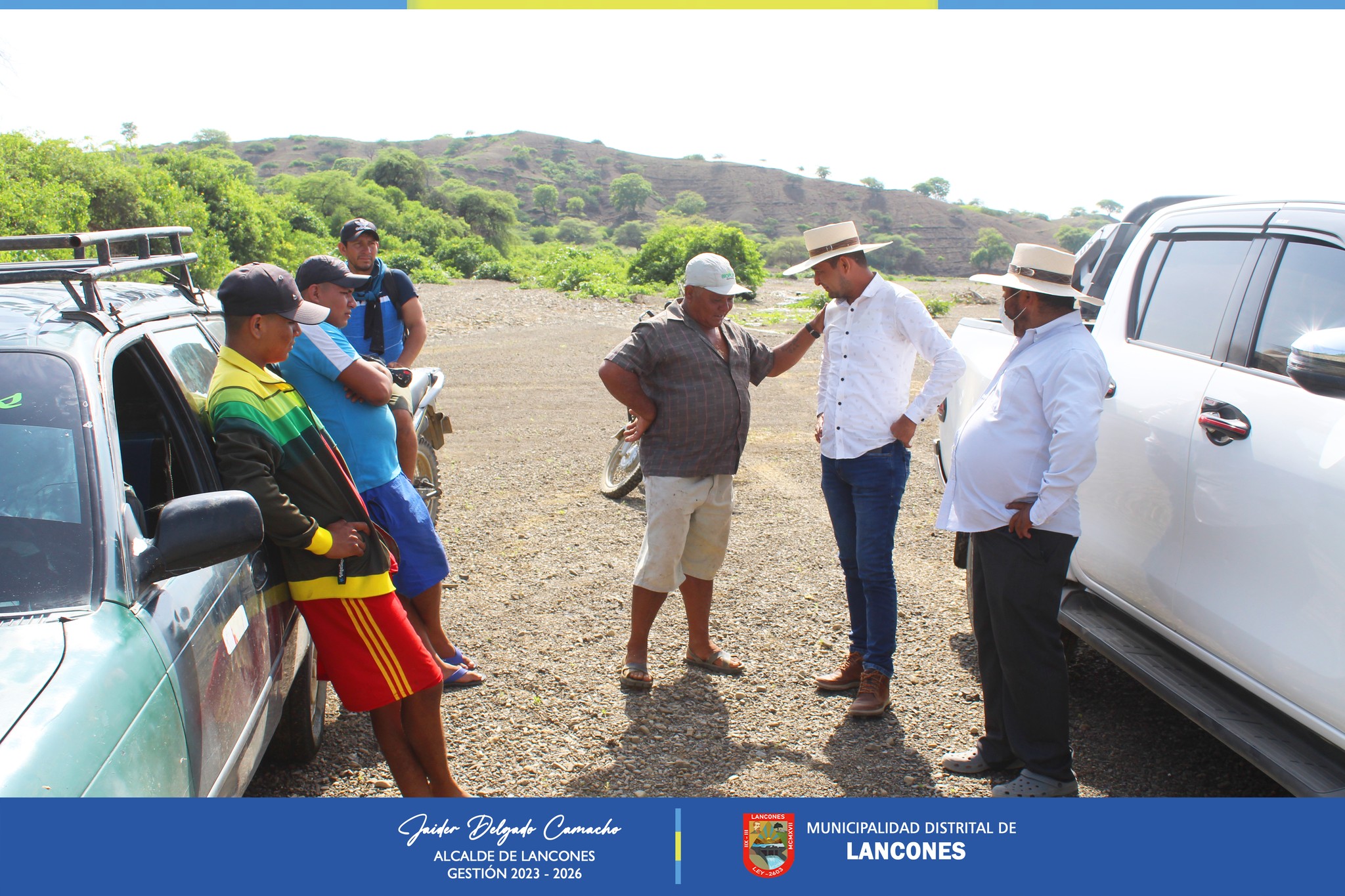 Alcalde de Lancones inicia apertura de trocha el Cerezo a Casas Quemadas