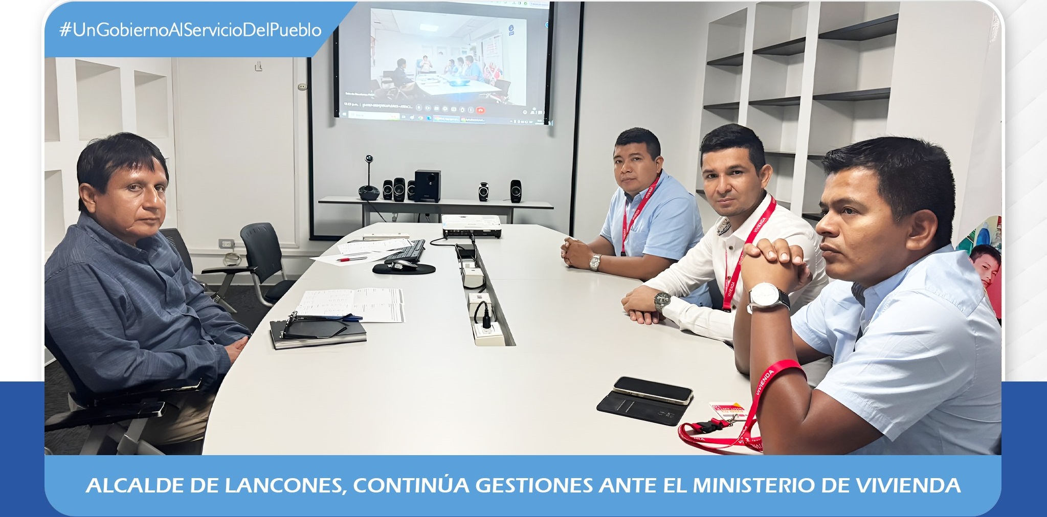 Alcalde de Lancones continúa gestiones ante Ministerio de Vivienda para Ejecución de Proyectos para el Distrito