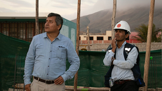 Se supervisó los trabajos de la obra del mejoramiento de su infraestructura, con un monto de inversión de 368,251.38 soles en 09 de Octubre.