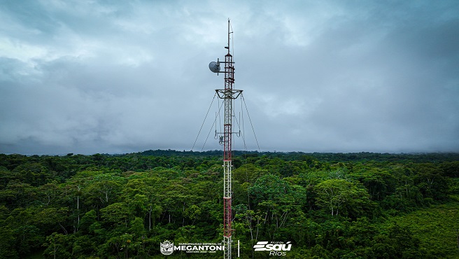 Asentamiento rural de Shintorini ya cuenta con telefonรญa mรณvil e internet 4G
