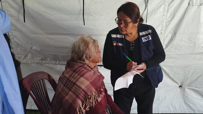 Más de 300 vecinos de Huancané fueron atendidos en salud ocular en los primeros dos días de campaña multisectorial en Puno