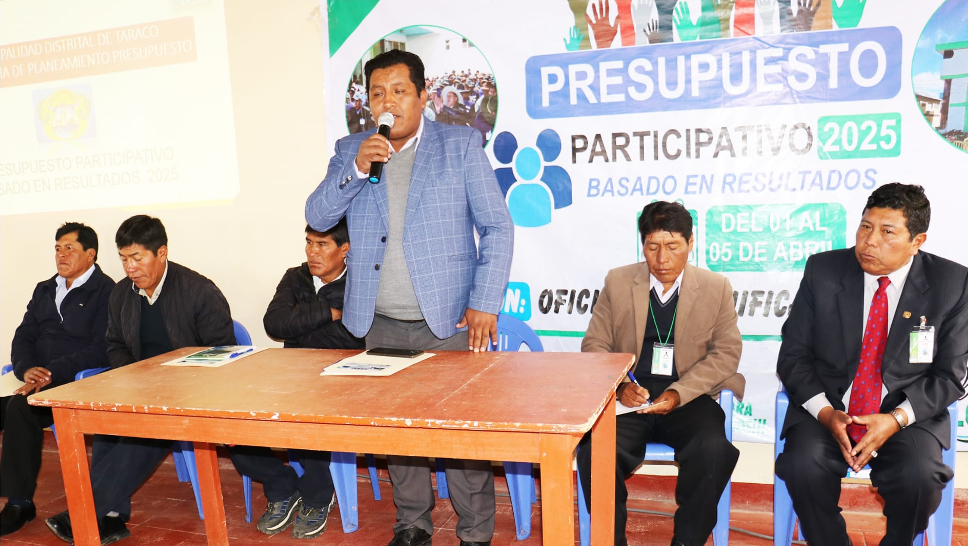 Taller de presupuesto participativo en el Centro Poblado de Ramis