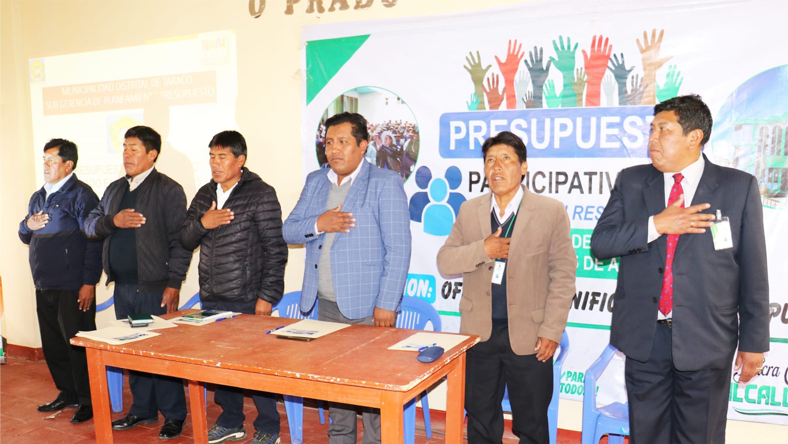 Taller de presupuesto participativo en el Centro Poblado de Ramis