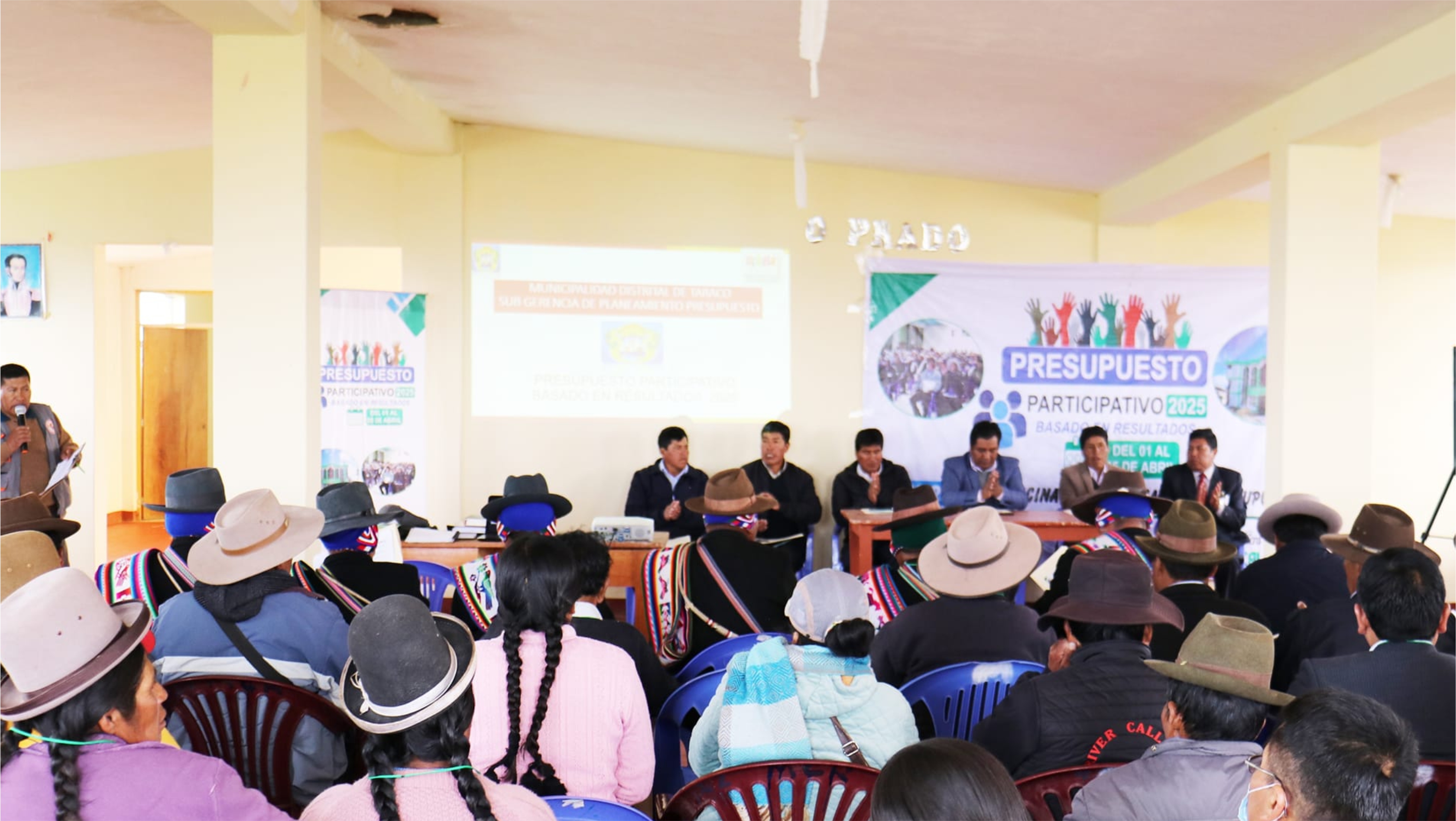 Taller de presupuesto participativo en el Centro Poblado de Ramis
