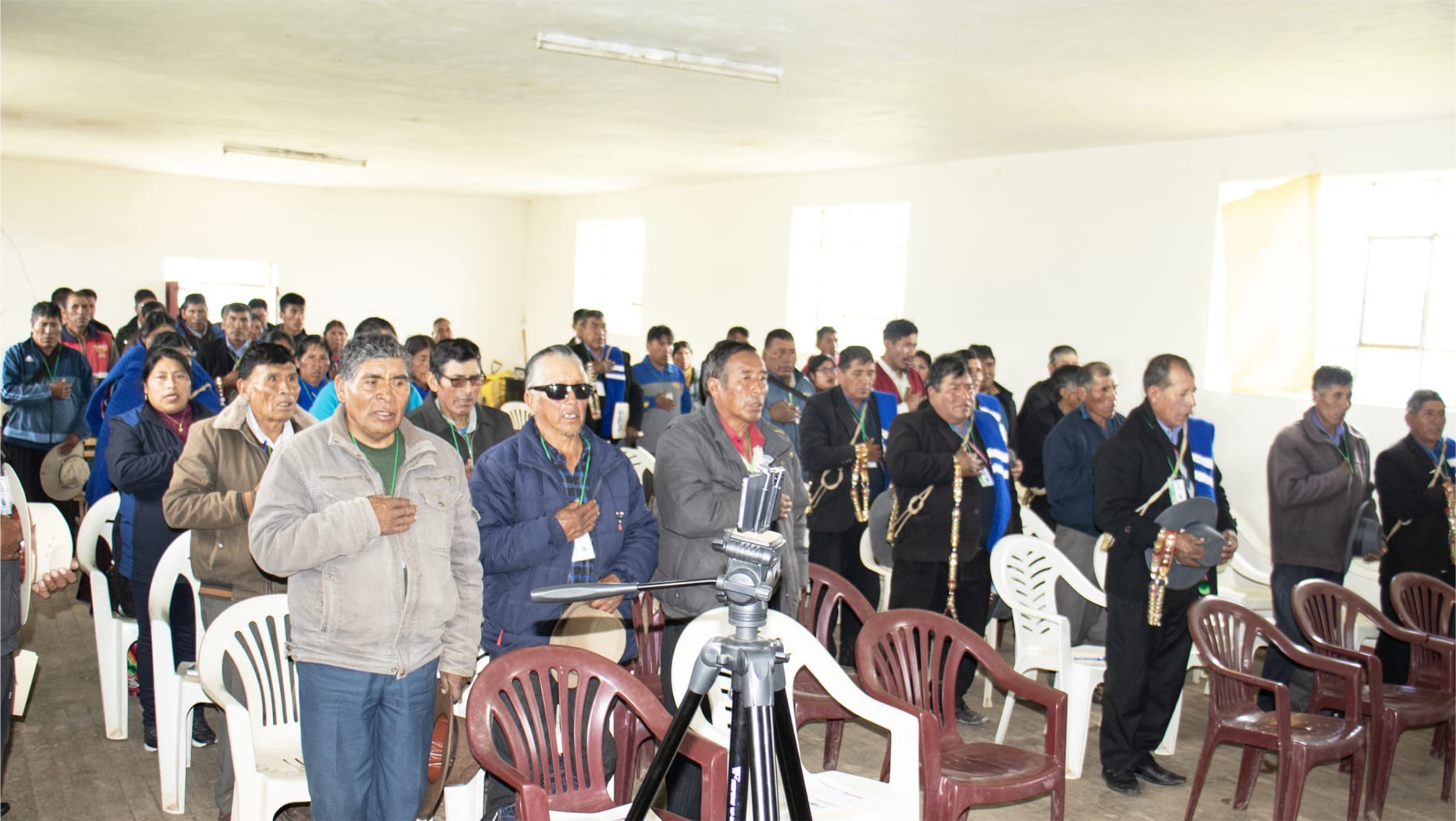 fotografías de presupuesto participativo en el centro poblado de huancollusco