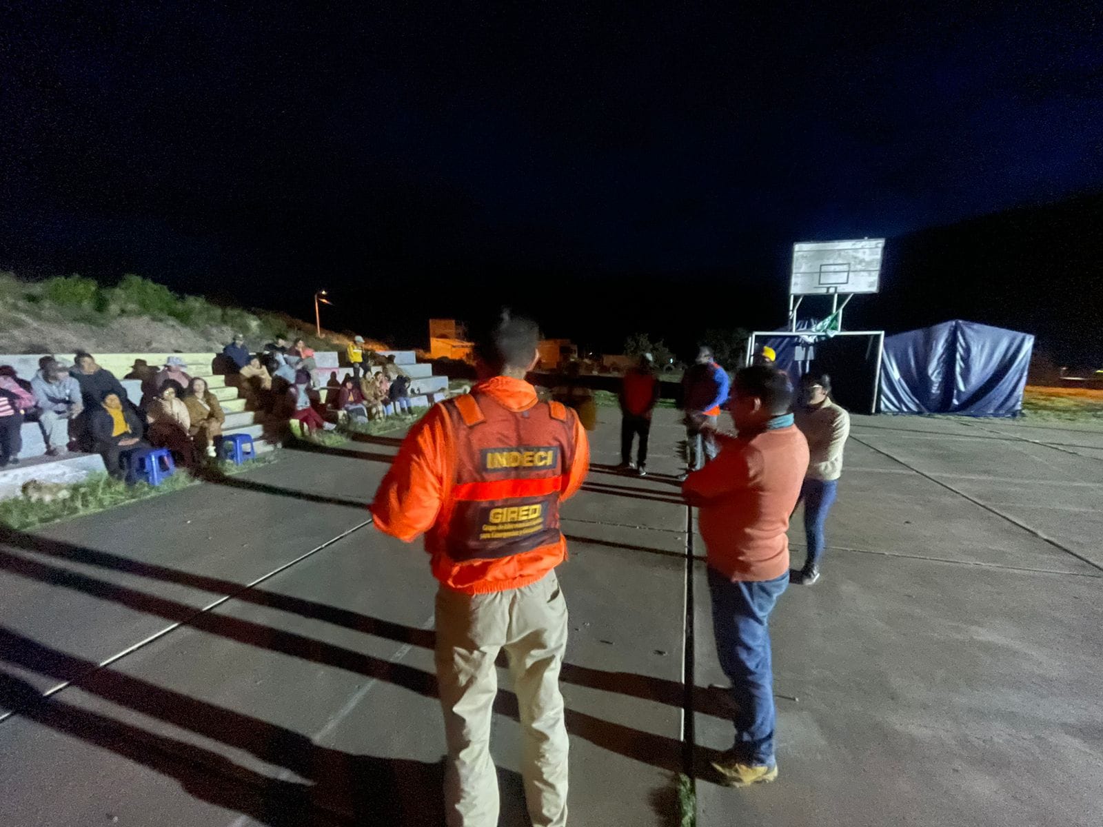 INDECI trabajando