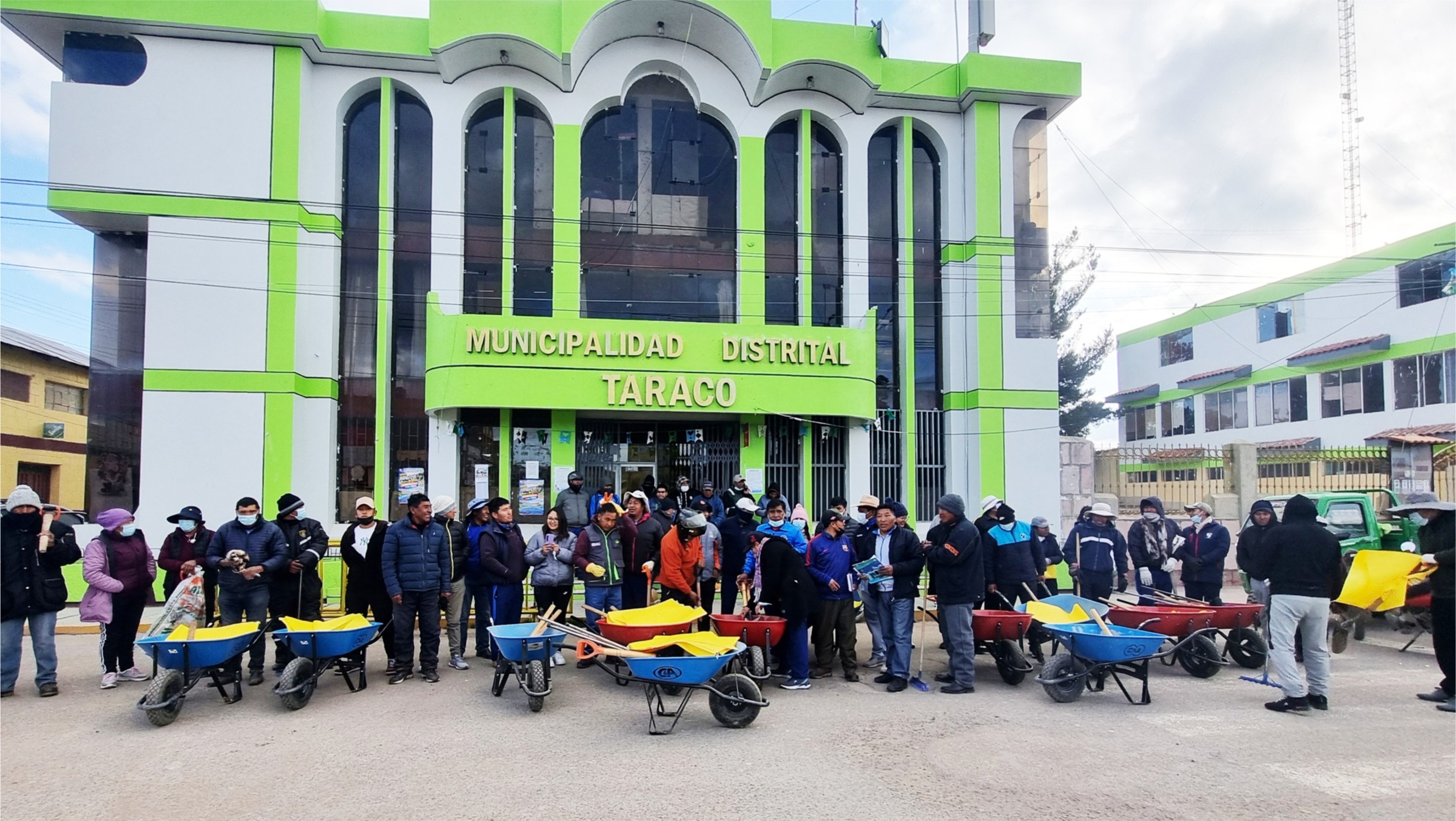 fotografías de jornada de limpieza en taraco