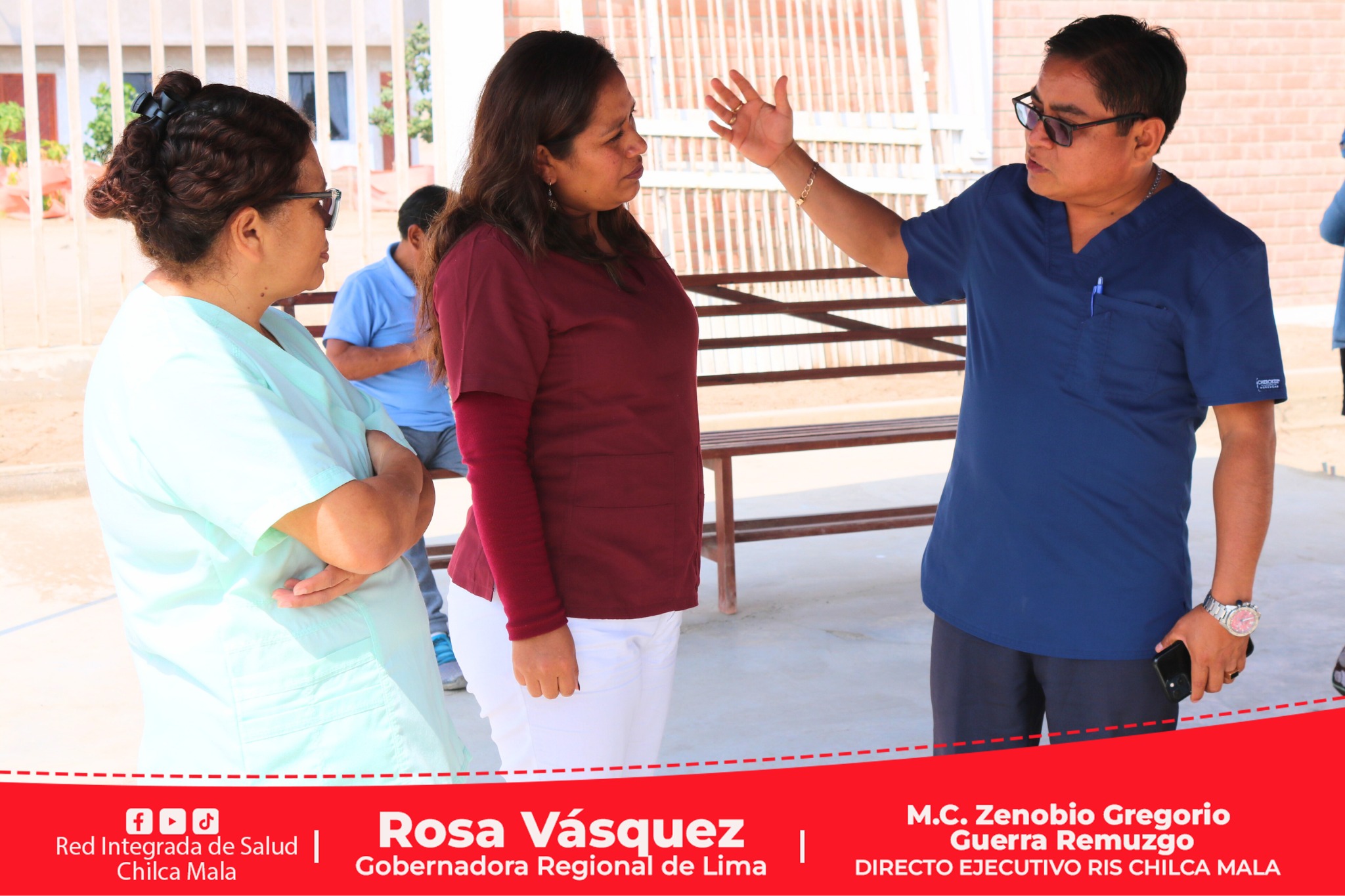 Director ejecutivo supervisa funcionamiento de los servicios del Puesto de Salud de 15 de Enero