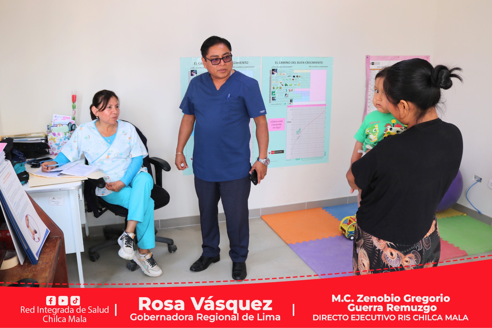 Director ejecutivo supervisa funcionamiento de los servicios del Puesto de Salud de 15 de Enero