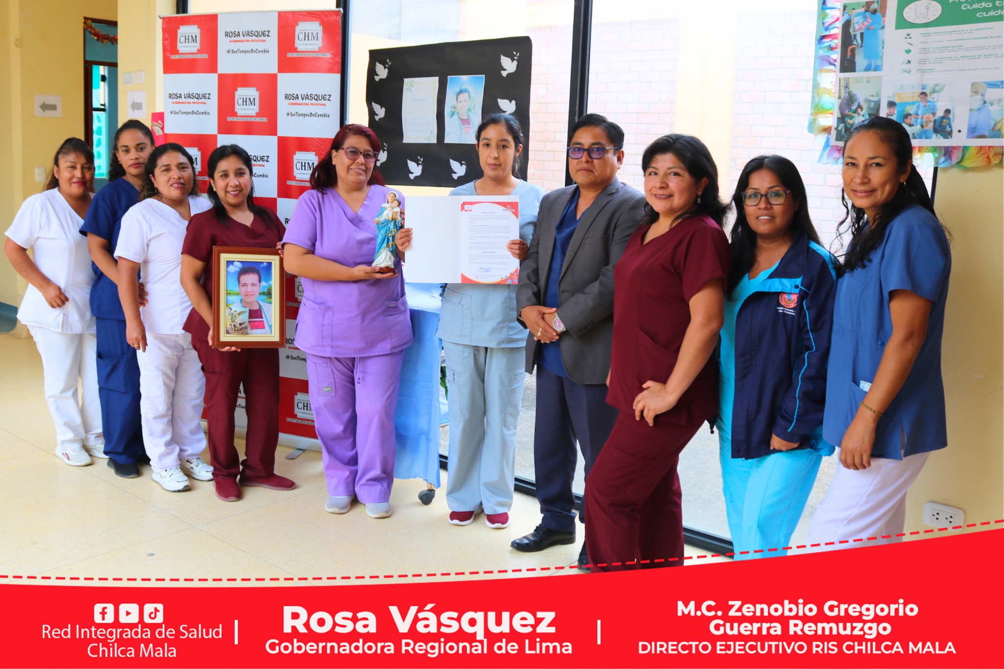 Puesto de Salud de Rosario de Asia conmemora su 30⁰ Aniversario de fundación y atención al público.