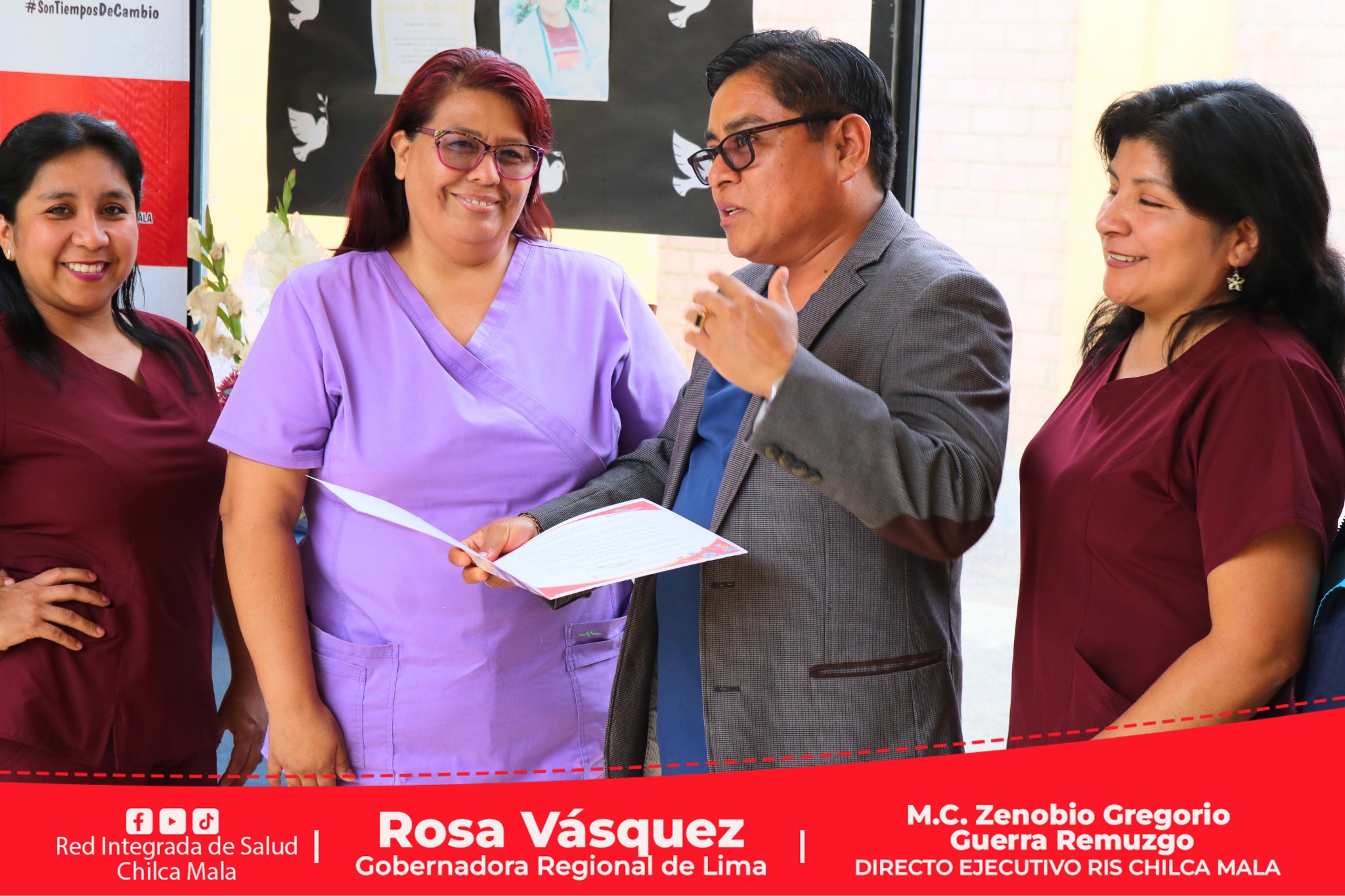 Puesto de Salud de Rosario de Asia conmemora su 30⁰ Aniversario de fundación y atención al público.