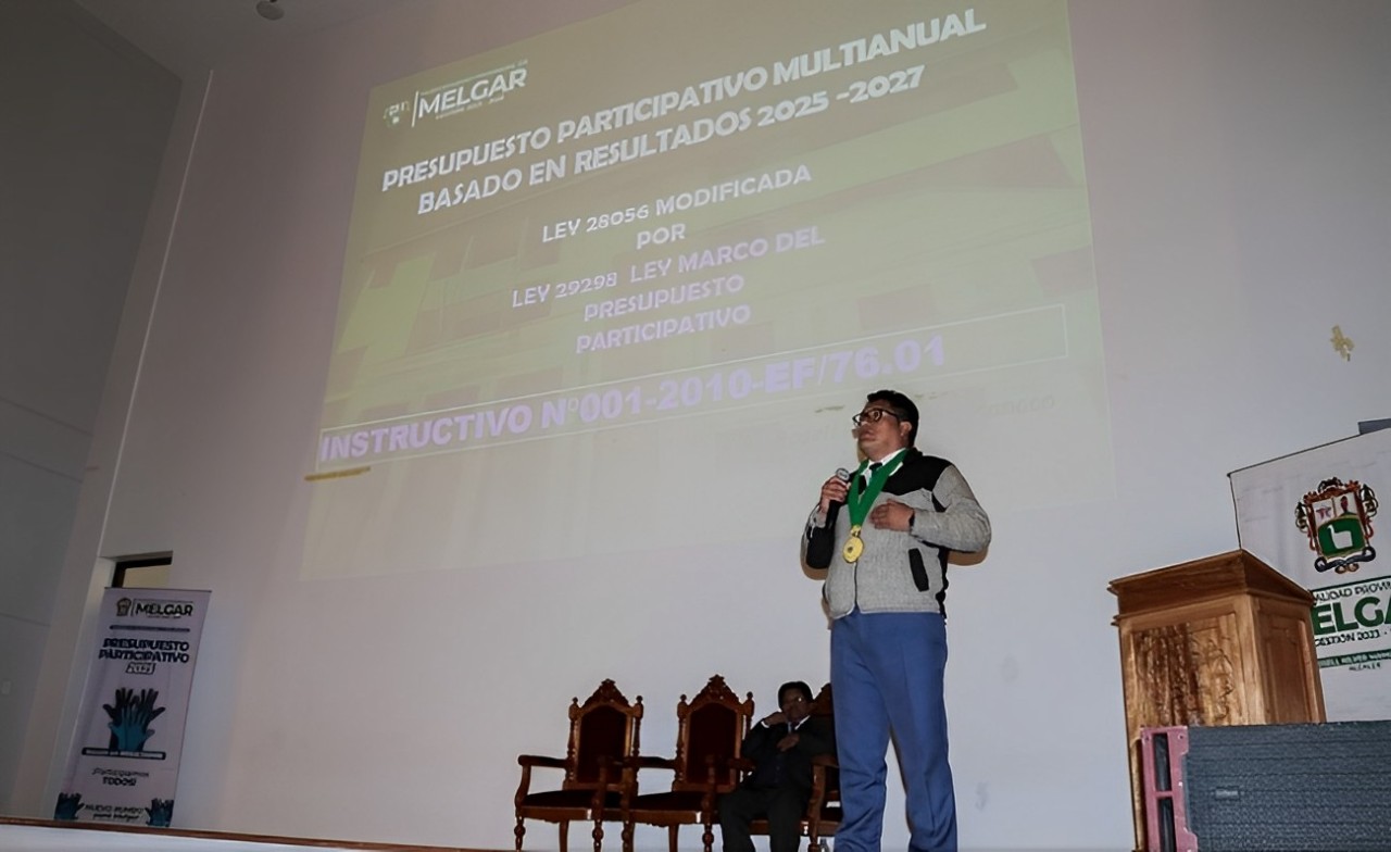 Municipalidad Provincial de Melgar desarrolla primer taller de sensibilización y capacitación para agentes participantes del proceso de Presupuestp Participativo basado en resultados 2025. 