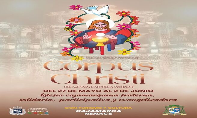 🕵El Corpus Christi o Cuerpo de Cristo en Cajamarca, constituye una de las manifestaciones de mayor transcendencia en nuestra ciudad .✝
Con Fe y Religión
