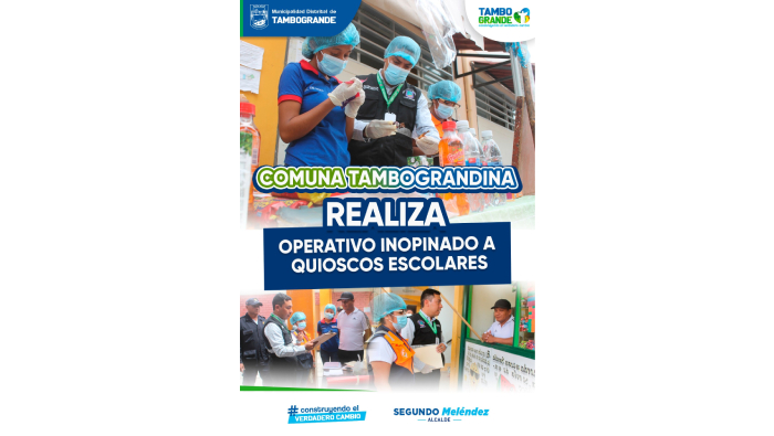 𝐂𝐎𝐌𝐔𝐍𝐀 𝐓𝐀𝐌𝐁𝐎𝐆𝐑𝐀𝐍𝐃𝐈𝐍𝐀 𝐑𝐄𝐀𝐋𝐈𝐙𝐀 𝐎𝐏𝐄𝐑𝐀𝐓𝐈𝐕𝐎 𝐈𝐍𝐎𝐏𝐈𝐍𝐀𝐃𝐎 𝐀 𝐐𝐔𝐈𝐎𝐒𝐂𝐎𝐒 𝐄𝐒𝐂𝐎𝐋𝐀𝐑𝐄𝐒