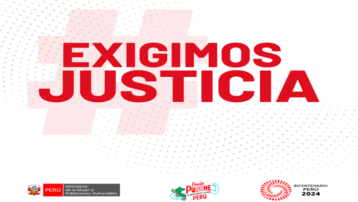 Exigimos que se aplique la máxima pena para el responsable de este crimen atroz