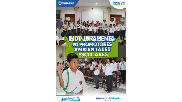 𝗠𝗨𝗡𝗜𝗖𝗜𝗣𝗔𝗟𝗜𝗗𝗔𝗗 𝗗𝗘 𝗧𝗔𝗠𝗕𝗢𝗚𝗥𝗔𝗡𝗗𝗘 𝗝𝗨𝗥𝗔𝗠𝗘𝗡𝗧𝗔 𝟵𝟬 𝗣𝗥𝗢𝗠𝗢𝗧𝗢𝗥𝗘𝗦 𝗔𝗠𝗕𝗜𝗘𝗡𝗧𝗔𝗟𝗘𝗦 𝗘𝗦𝗖𝗢𝗟𝗔𝗥𝗘s
