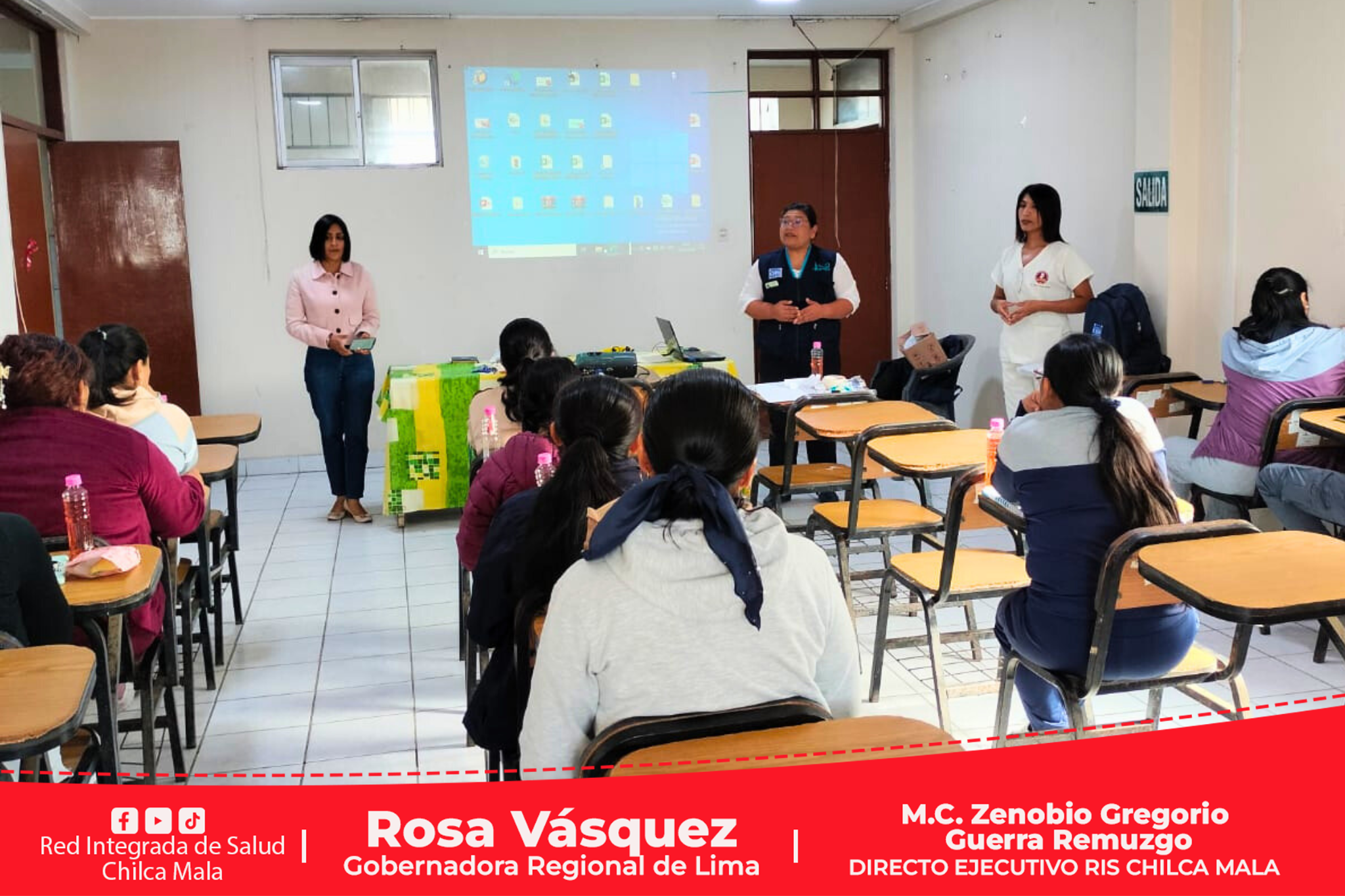 Como parte del Plan Anual de capacitaciones la RIS Chilca Mala lleva a cabo importante curso de: "Perímetro Abdominal"