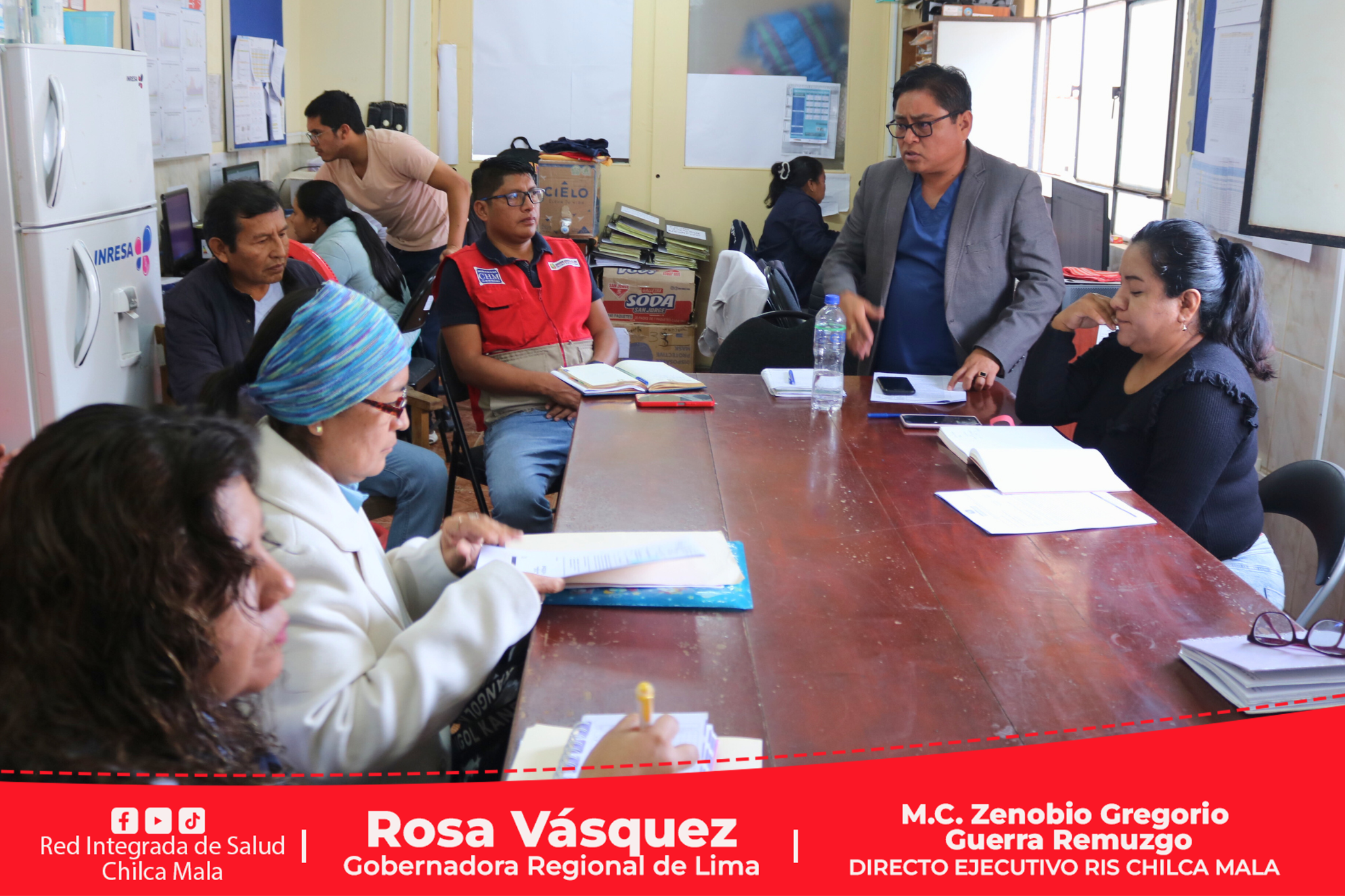 Director Ejecutivo lidera importante reunión con el Comité de Seguridad y Salud en el Trabajo.