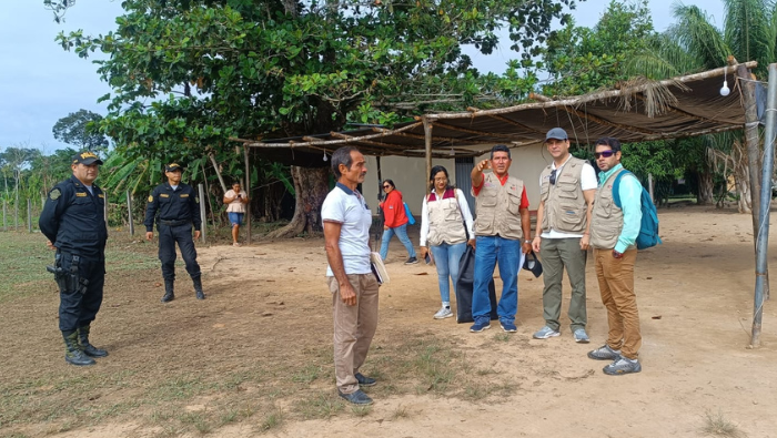 Cancillería Puerto Maldonado reafirma la presencia del Estado con campaña cívica en la localidad fronteriza de Puerto Pardo