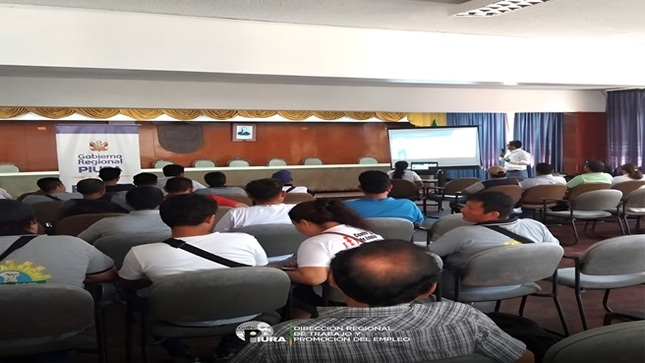 DRTPE Piura, conjuntamente con la ZTPE Sullana realizó la charla informativa "Depósitos y retiros de la CTS"