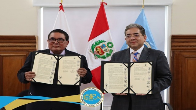 La Universidad Nacional José Faustino Sánchez Carrión y la Contraloría General de la República firmaron un importante convenio de cooperación interinstitucional. 