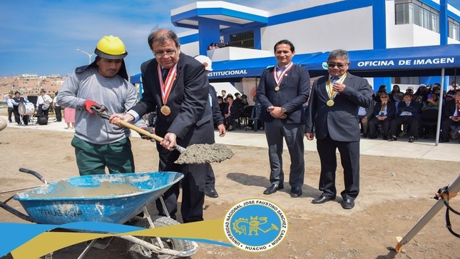 Con el objetivo de fortalecer las actividades académicas, la Universidad Nacional José Faustino Sánchez Carrión construirá un moderno pabellón para la Facultad de Bromatología y Nutrición. 